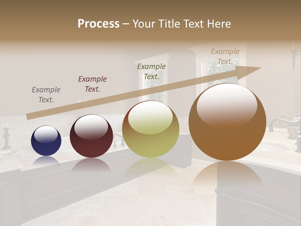 Lighting Bath Floor PowerPoint Template