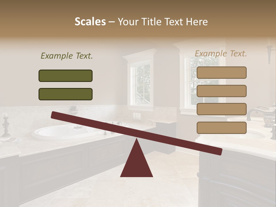 Lighting Bath Floor PowerPoint Template