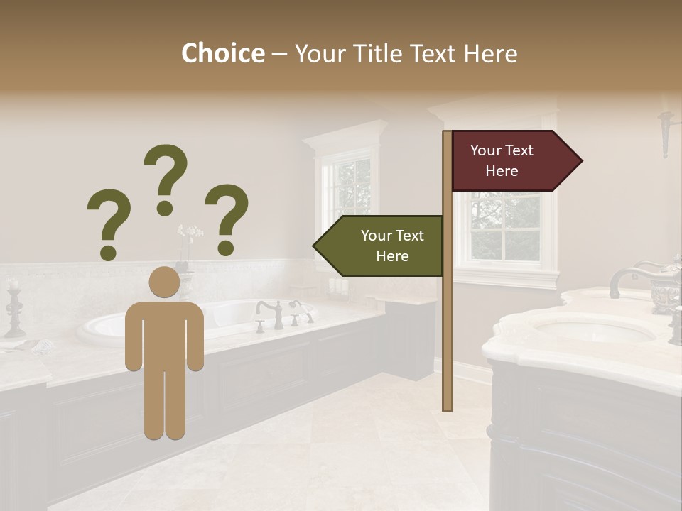 Lighting Bath Floor PowerPoint Template
