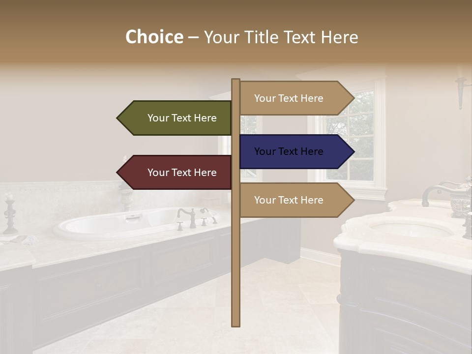 Lighting Bath Floor PowerPoint Template