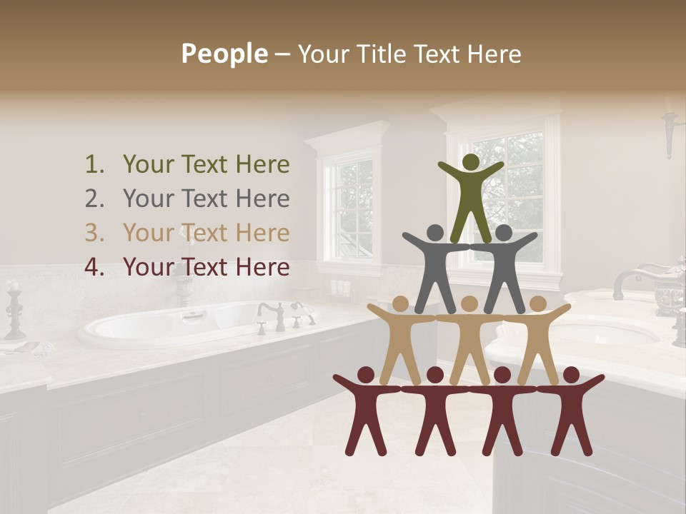 Lighting Bath Floor PowerPoint Template