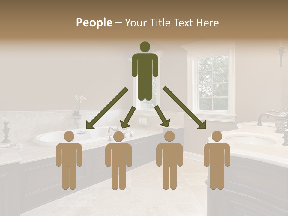 Lighting Bath Floor PowerPoint Template