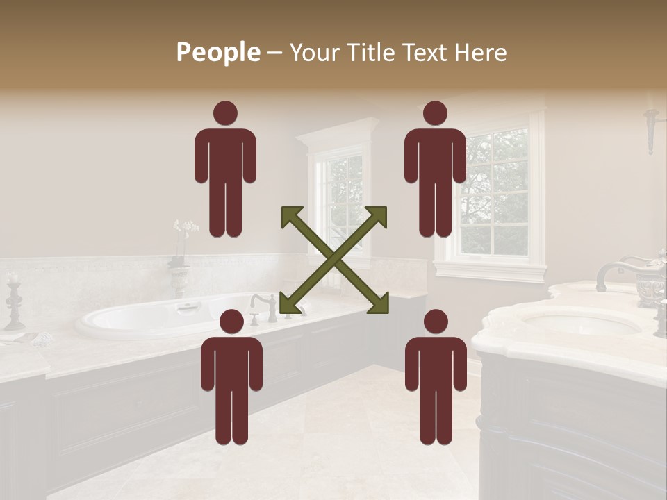 Lighting Bath Floor PowerPoint Template