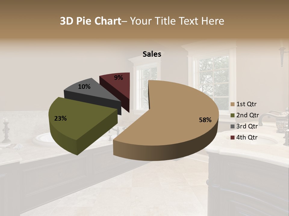 Lighting Bath Floor PowerPoint Template