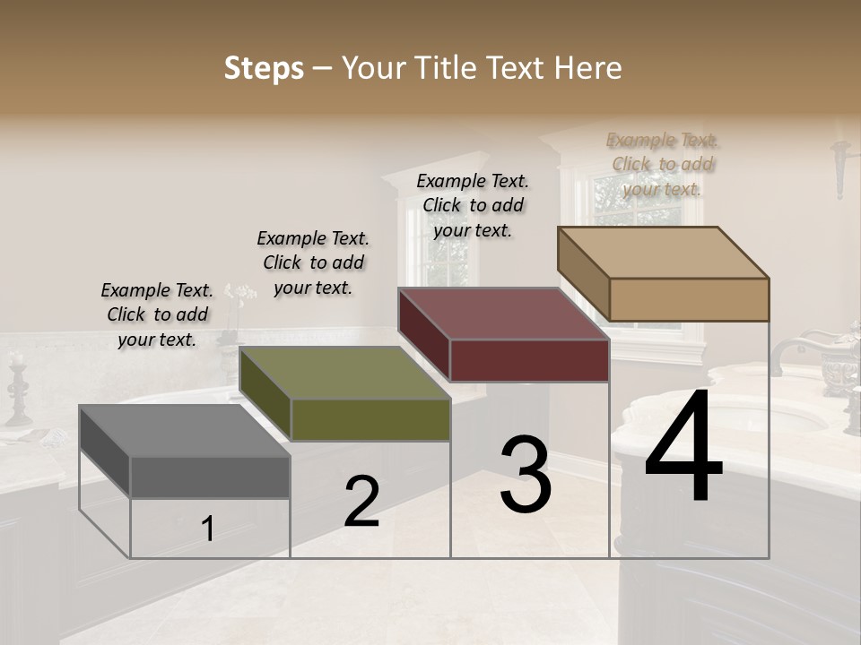 Lighting Bath Floor PowerPoint Template