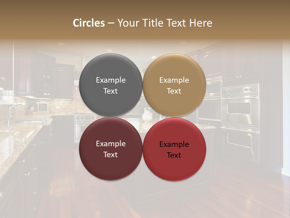 Furniture Counter Dining PowerPoint Template