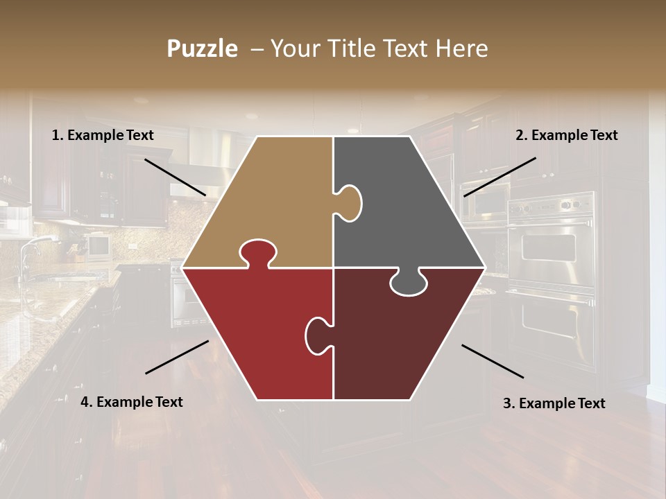 Furniture Counter Dining PowerPoint Template