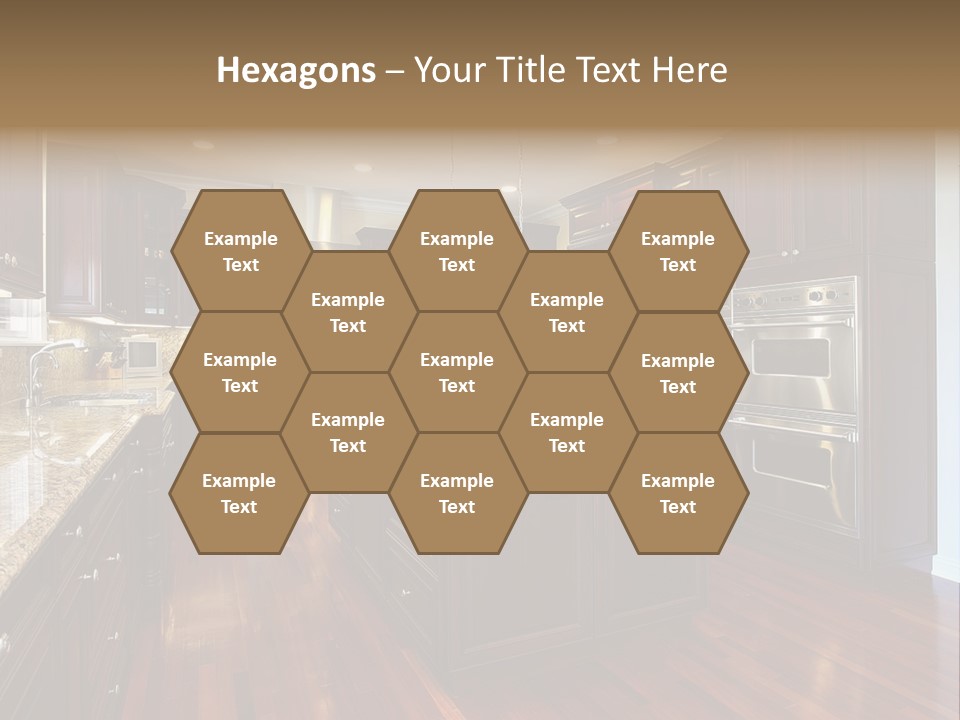 Furniture Counter Dining PowerPoint Template