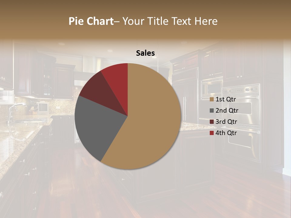 Furniture Counter Dining PowerPoint Template