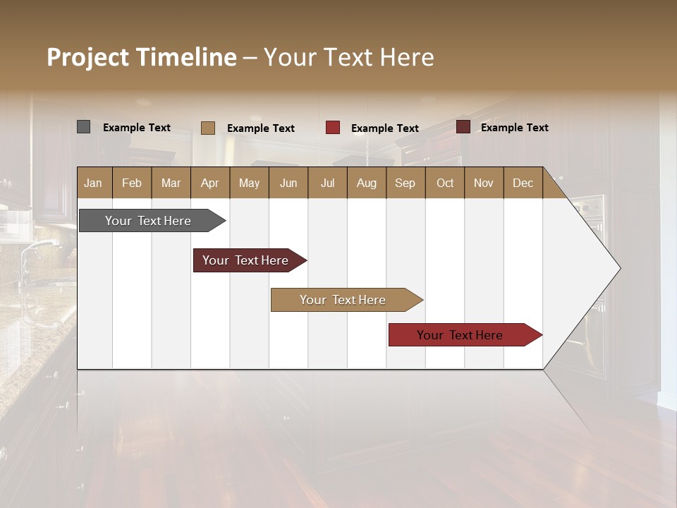 Furniture Counter Dining PowerPoint Template