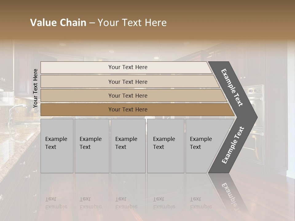 Furniture Counter Dining PowerPoint Template