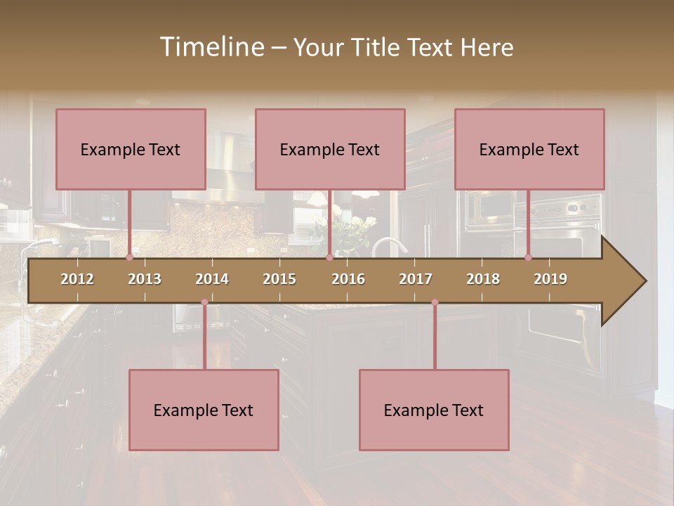 Furniture Counter Dining PowerPoint Template