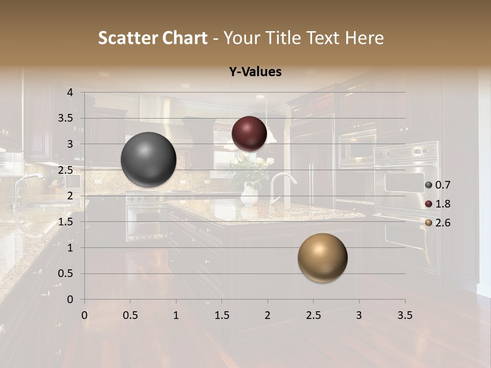 Furniture Counter Dining PowerPoint Template