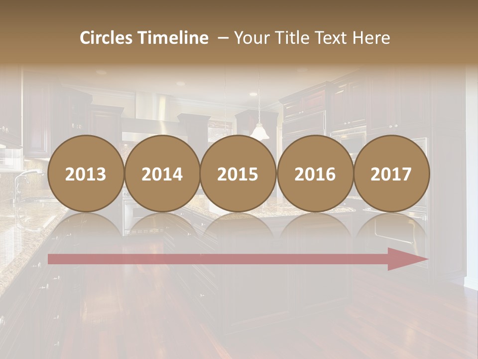 Furniture Counter Dining PowerPoint Template