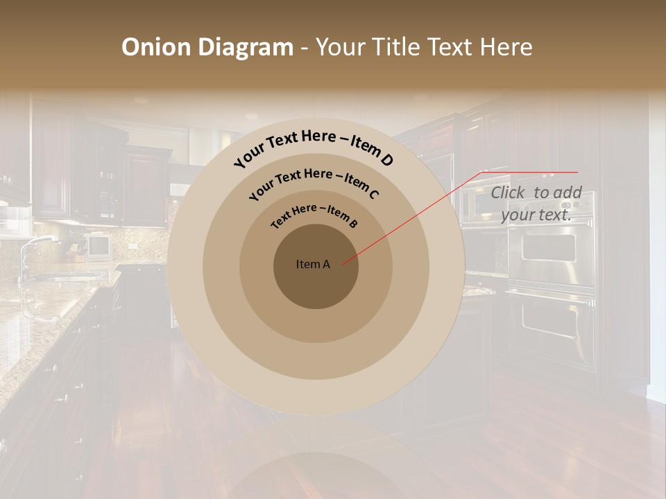 Furniture Counter Dining PowerPoint Template