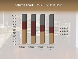 Furniture Counter Dining PowerPoint Template