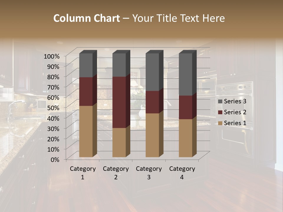 Furniture Counter Dining PowerPoint Template