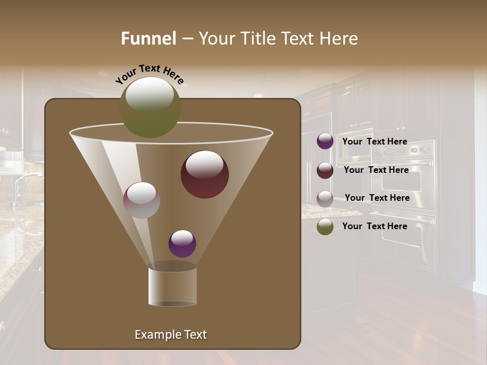 Furniture Counter Dining PowerPoint Template