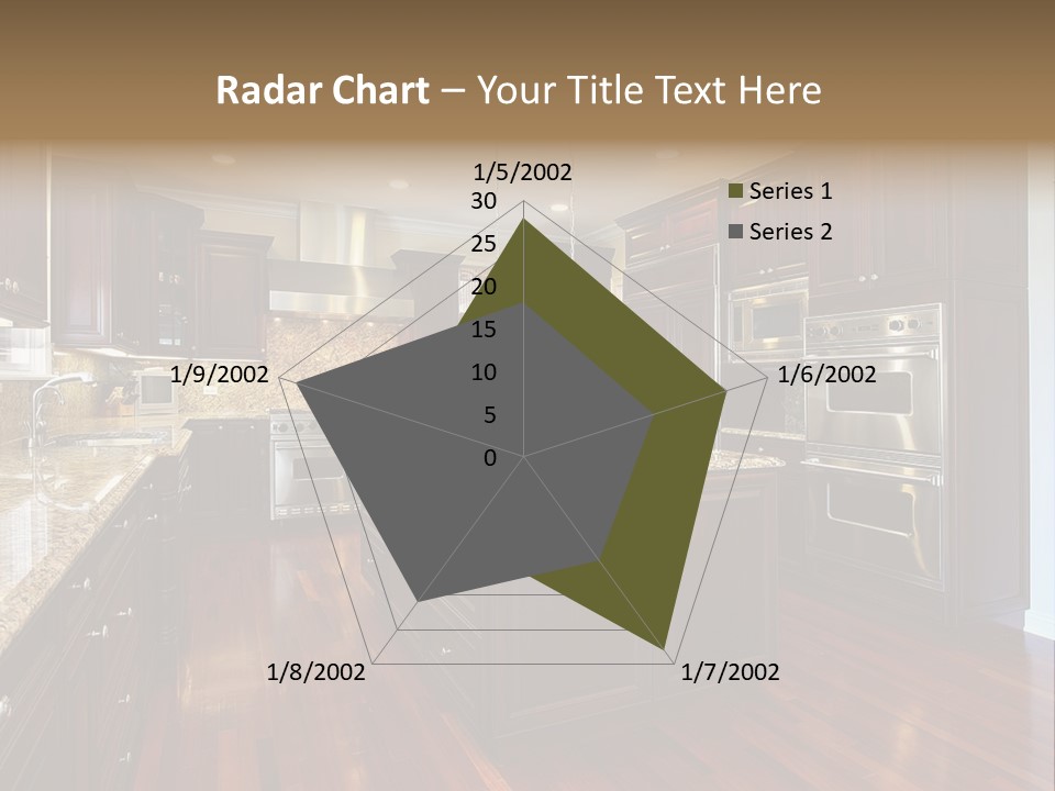 Furniture Counter Dining PowerPoint Template