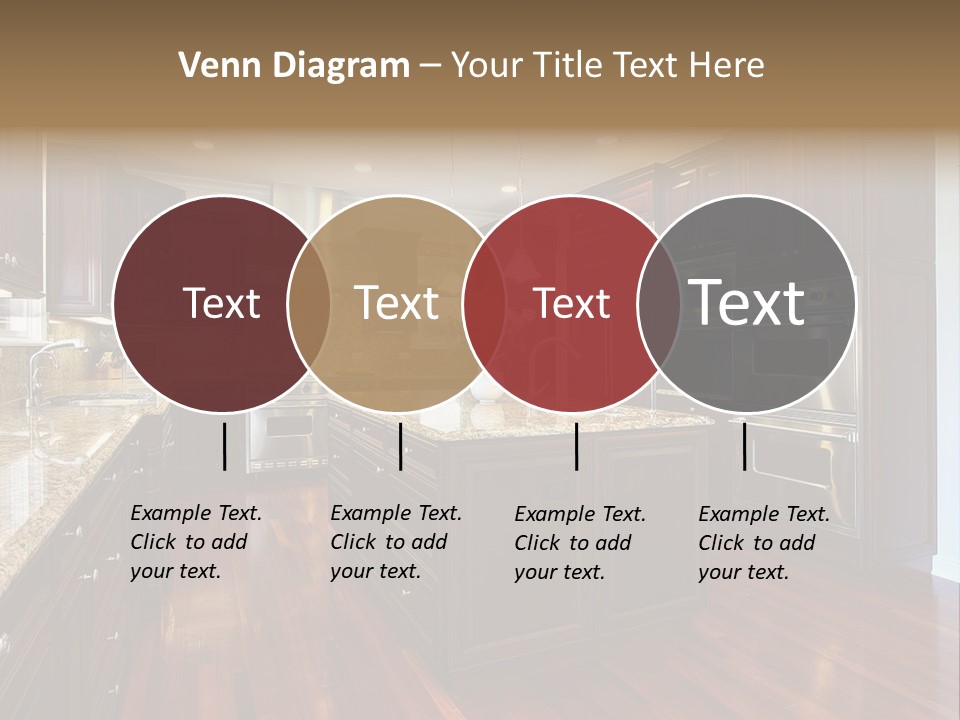 Furniture Counter Dining PowerPoint Template