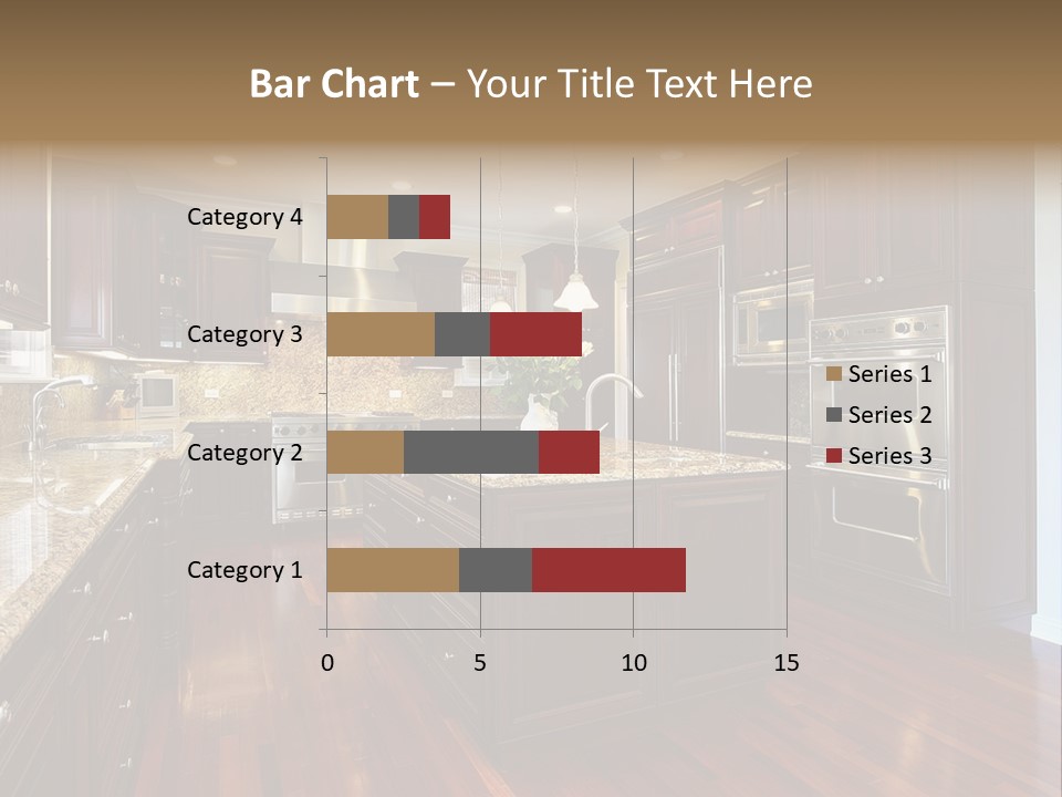 Furniture Counter Dining PowerPoint Template
