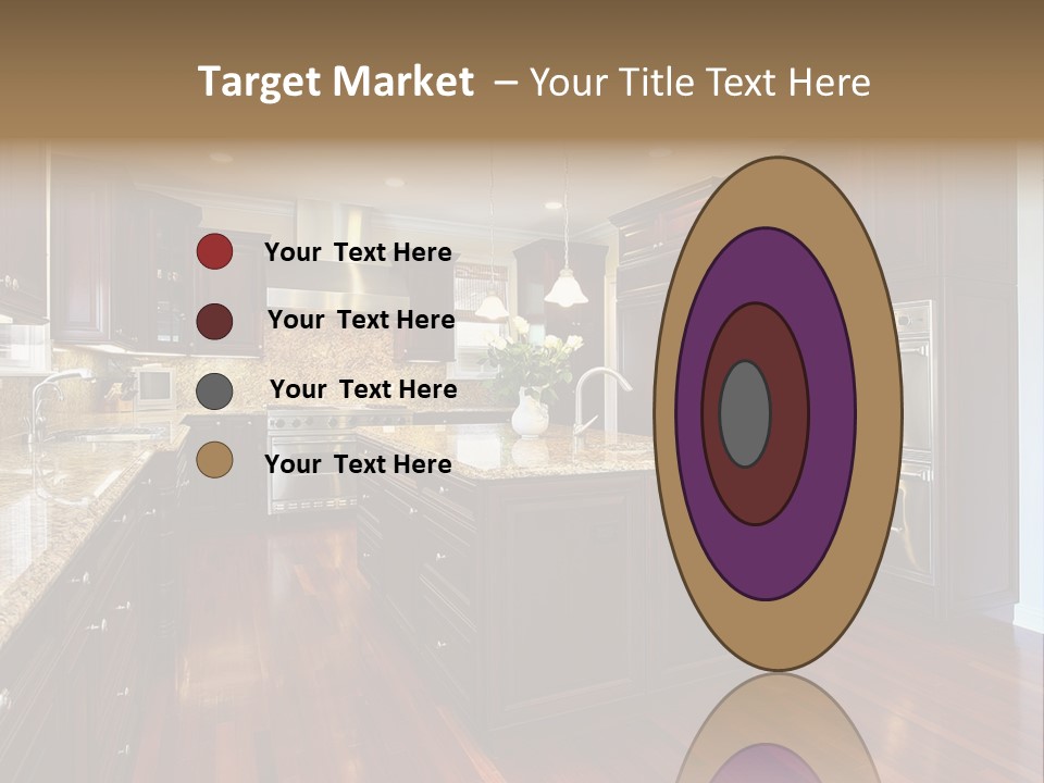 Furniture Counter Dining PowerPoint Template