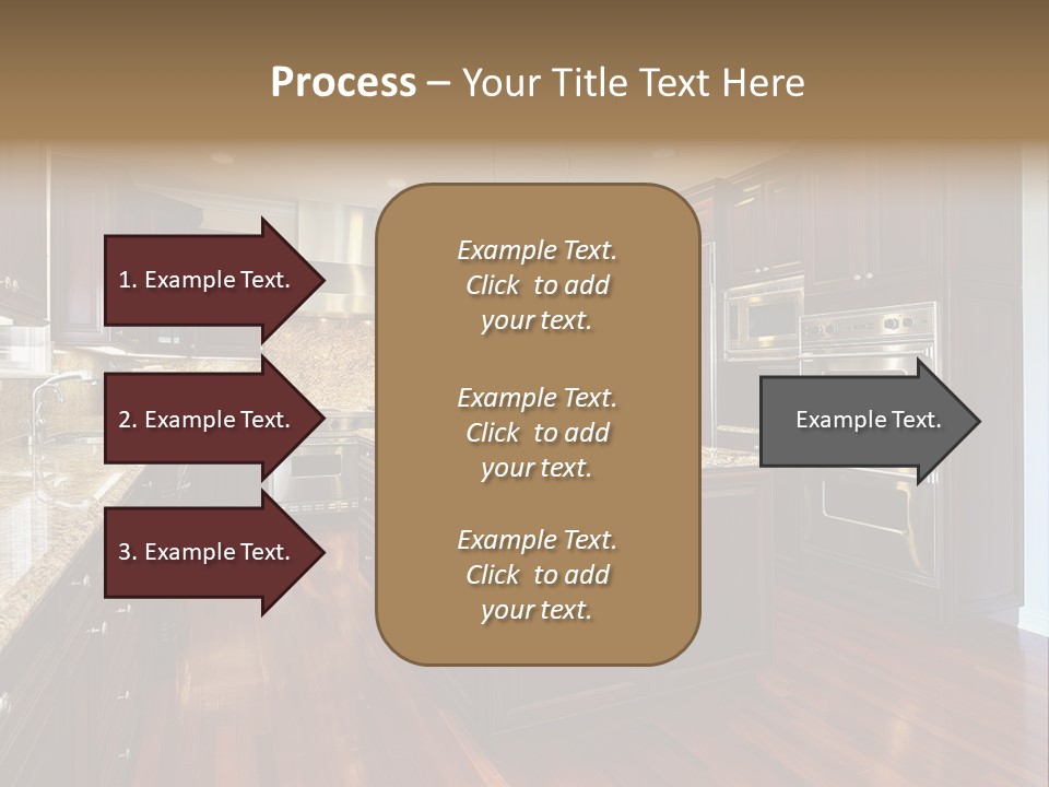 Furniture Counter Dining PowerPoint Template