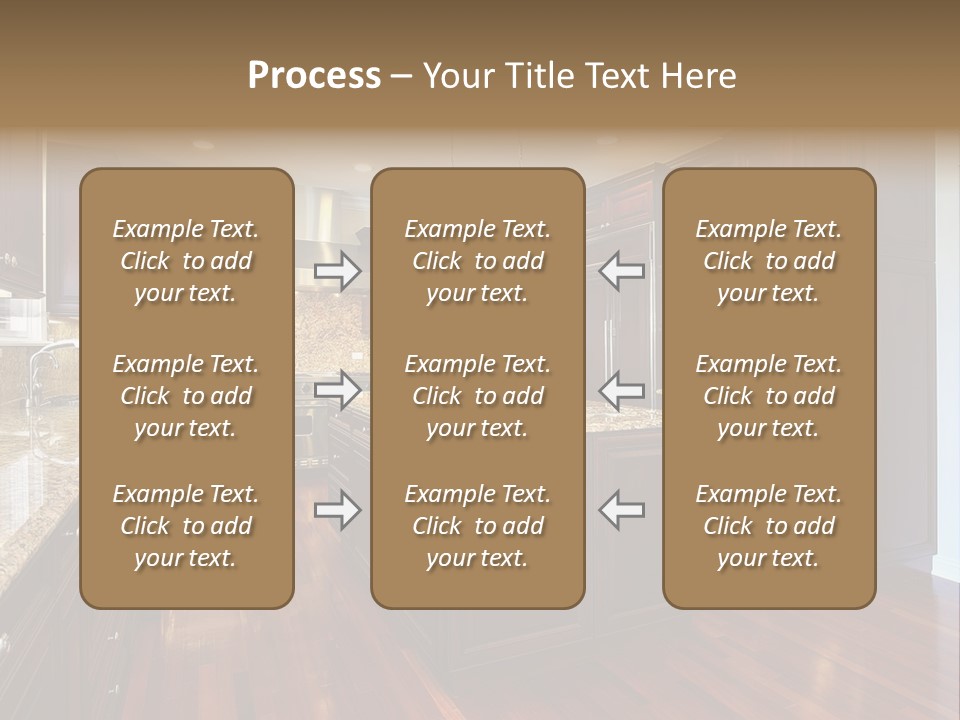 Furniture Counter Dining PowerPoint Template