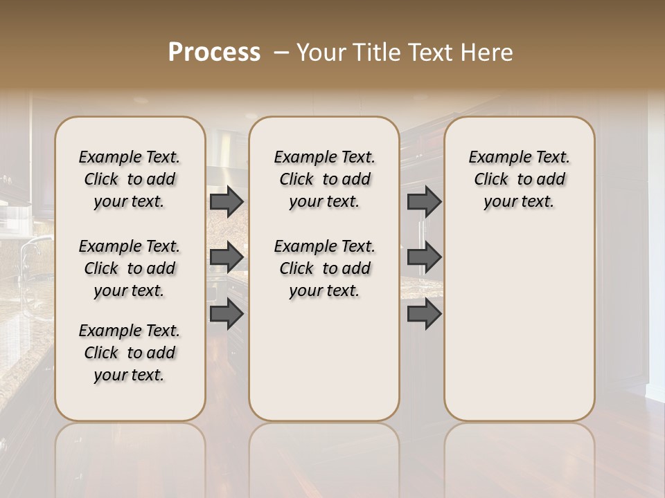 Furniture Counter Dining PowerPoint Template