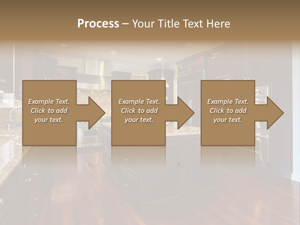 Furniture Counter Dining PowerPoint Template