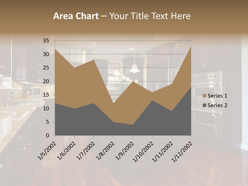 Furniture Counter Dining PowerPoint Template