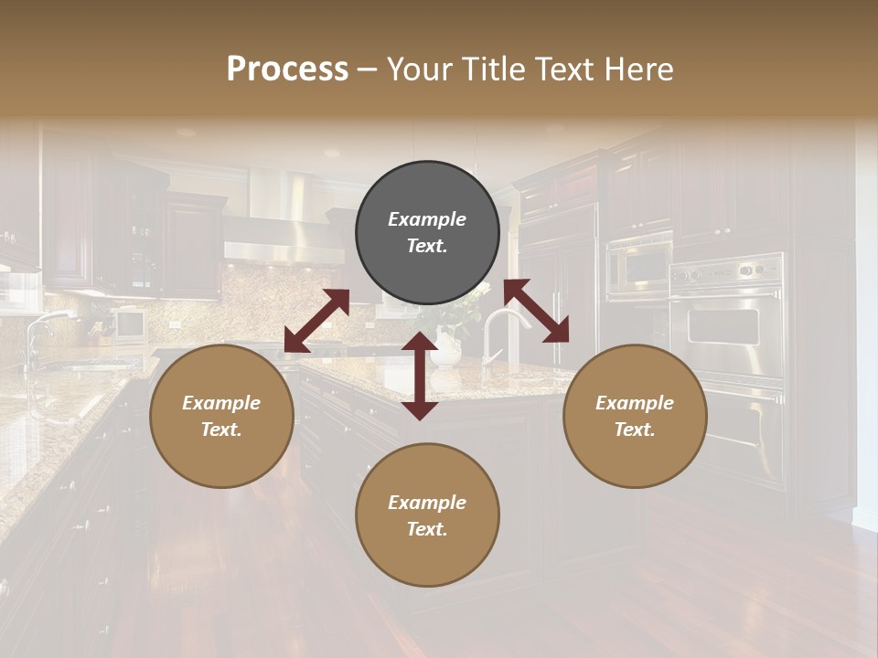 Furniture Counter Dining PowerPoint Template