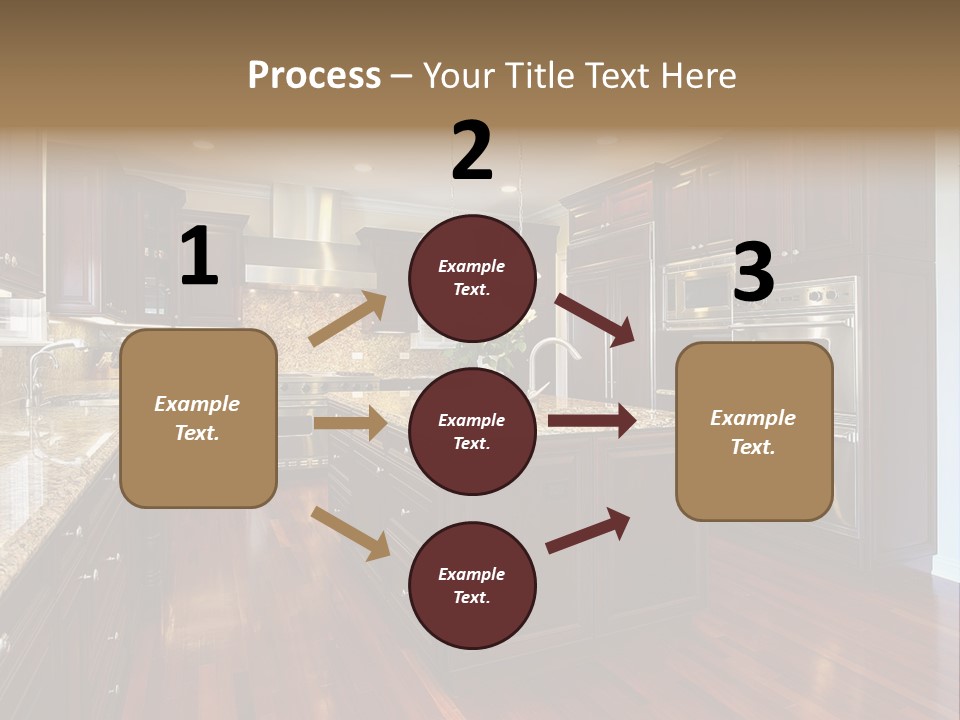 Furniture Counter Dining PowerPoint Template