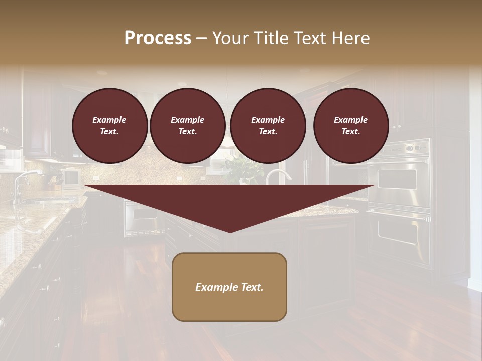 Furniture Counter Dining PowerPoint Template