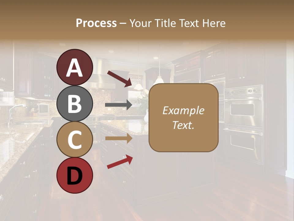 Furniture Counter Dining PowerPoint Template