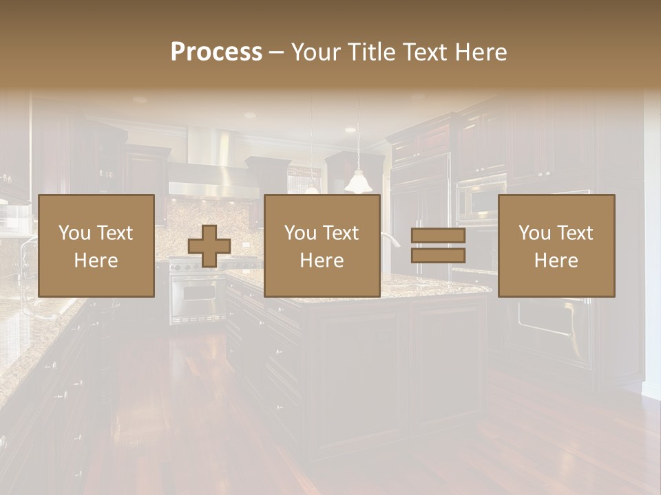 Furniture Counter Dining PowerPoint Template