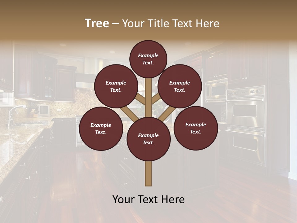 Furniture Counter Dining PowerPoint Template