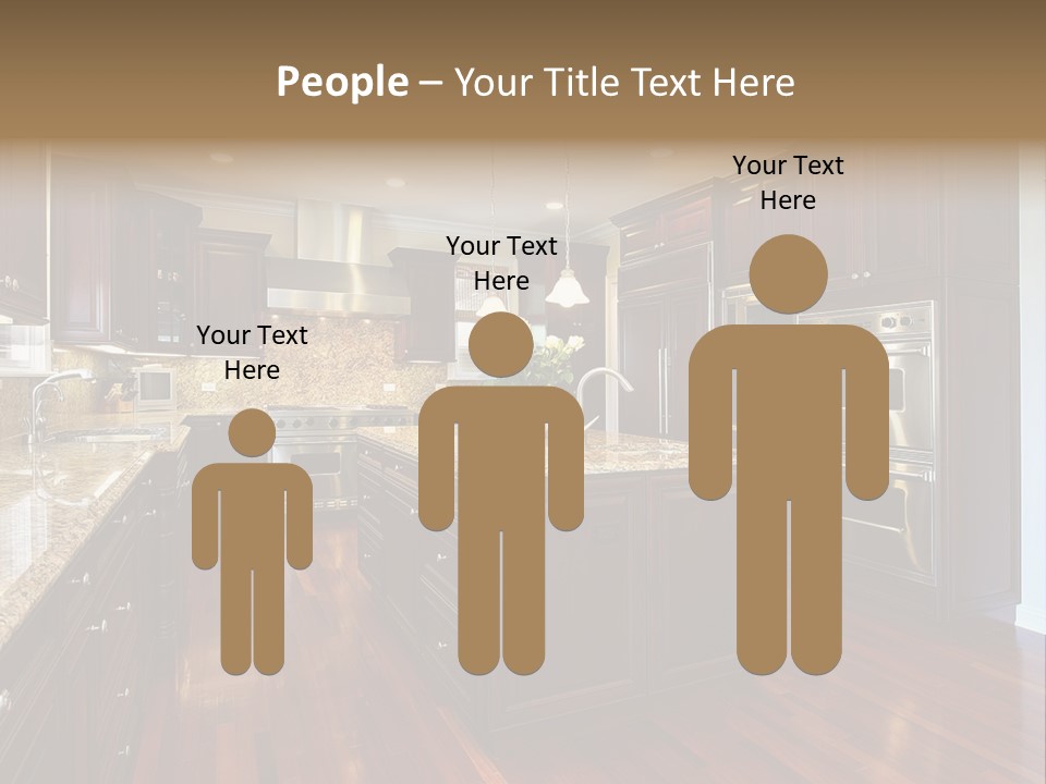 Furniture Counter Dining PowerPoint Template