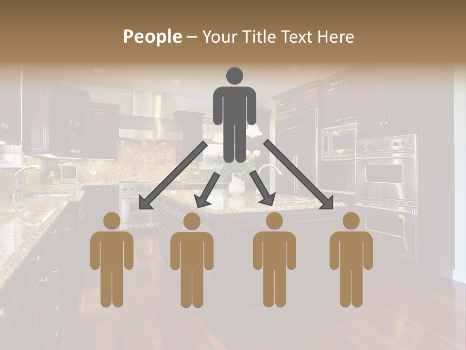 Furniture Counter Dining PowerPoint Template