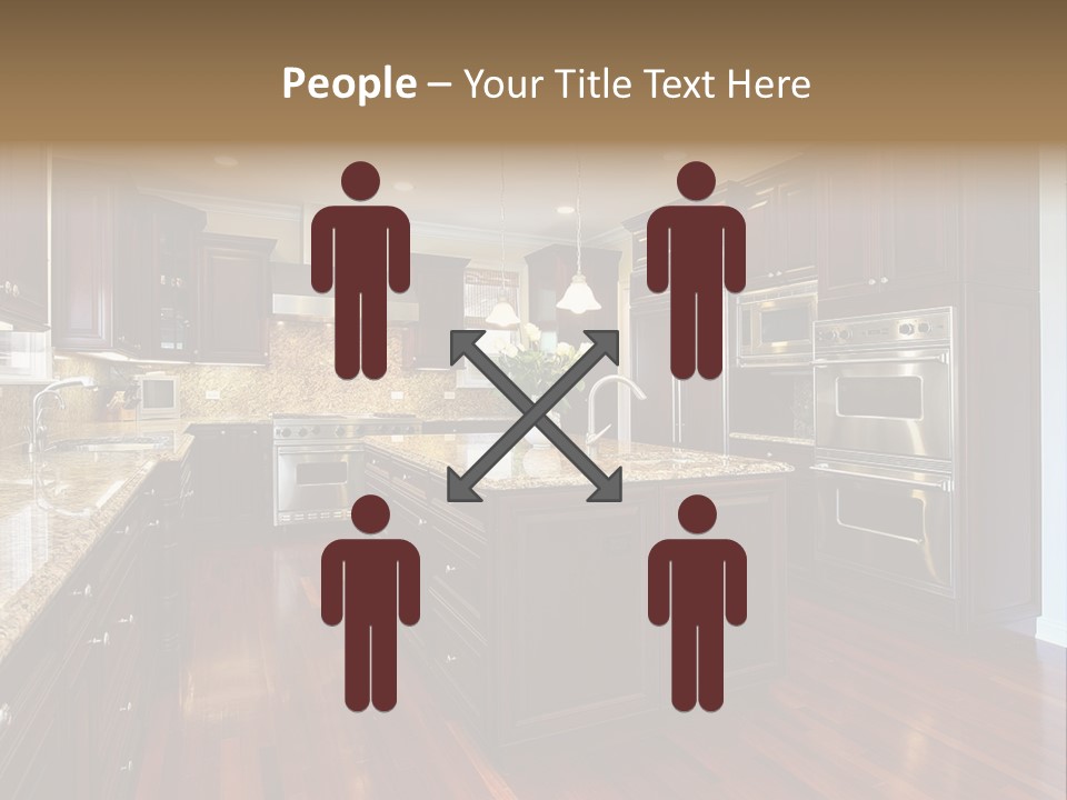 Furniture Counter Dining PowerPoint Template