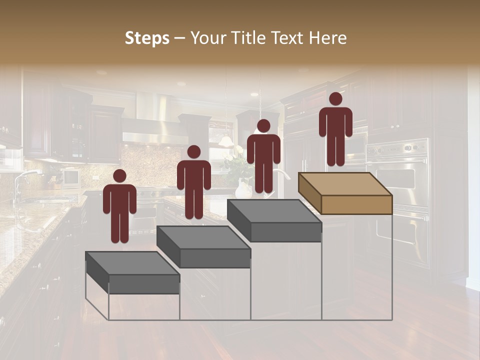 Furniture Counter Dining PowerPoint Template