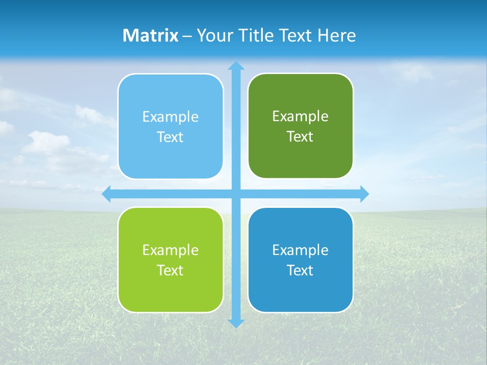 Outdoor Sky Land PowerPoint Template