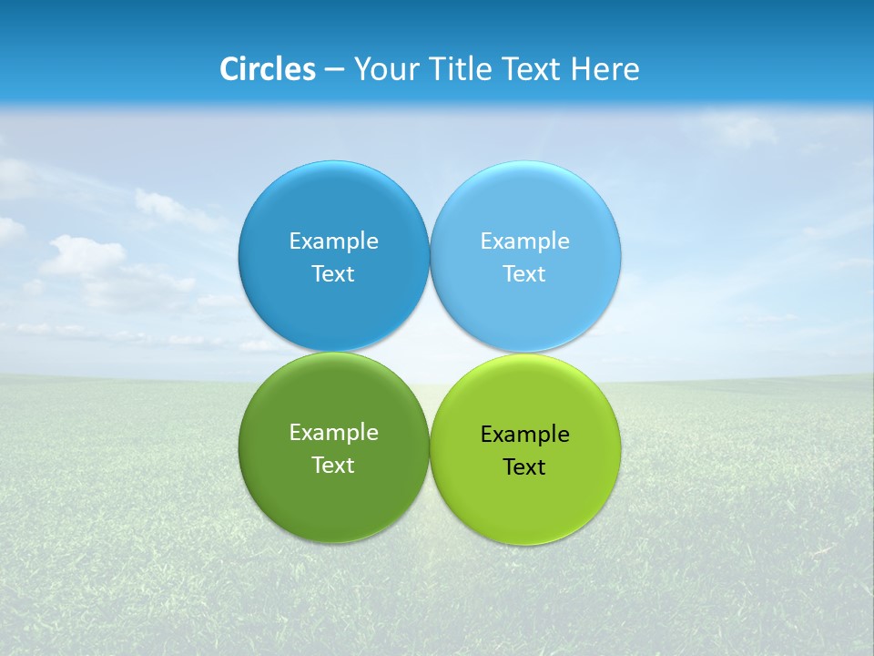 Outdoor Sky Land PowerPoint Template