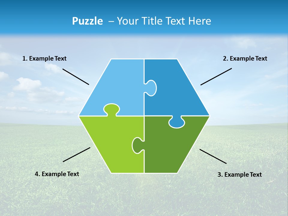 Outdoor Sky Land PowerPoint Template