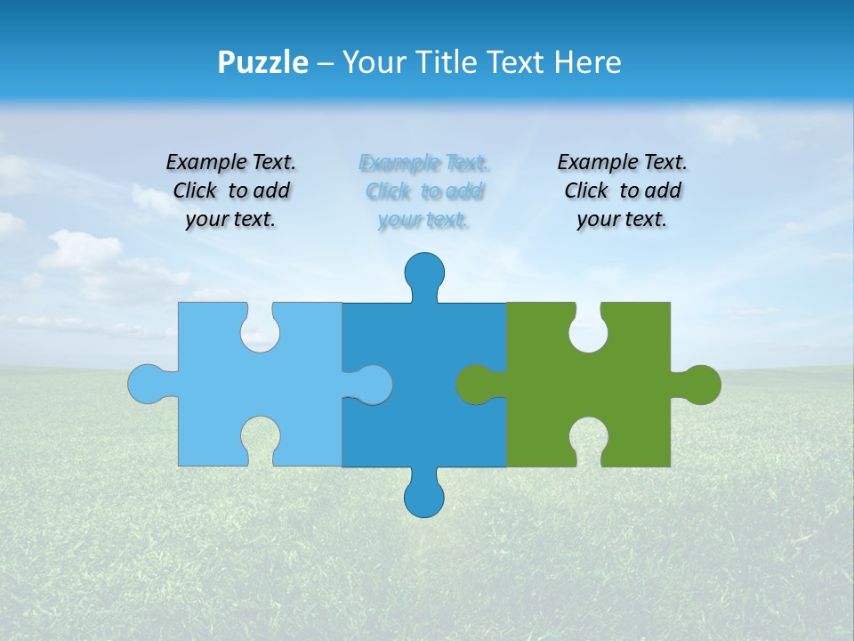 Outdoor Sky Land PowerPoint Template