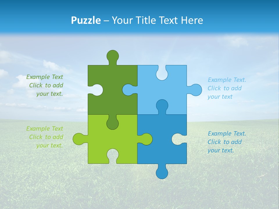 Outdoor Sky Land PowerPoint Template