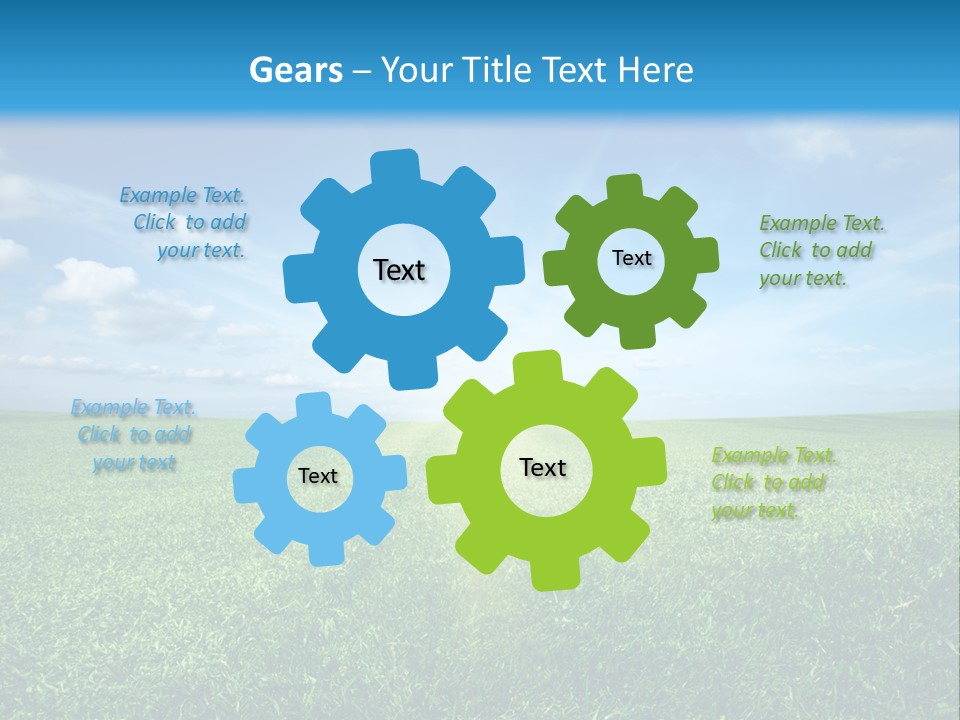 Outdoor Sky Land PowerPoint Template