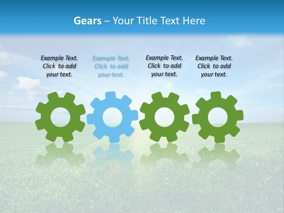 Outdoor Sky Land PowerPoint Template