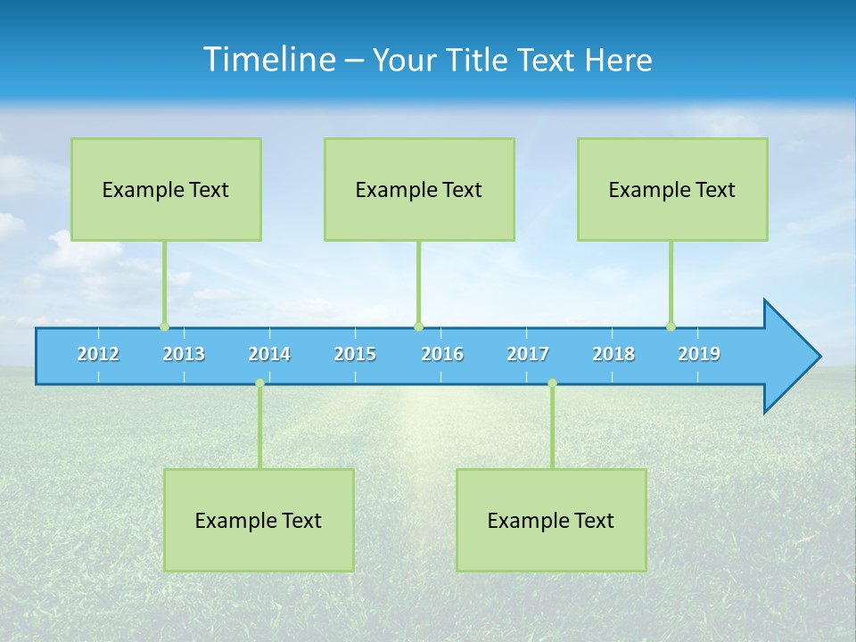 Outdoor Sky Land PowerPoint Template