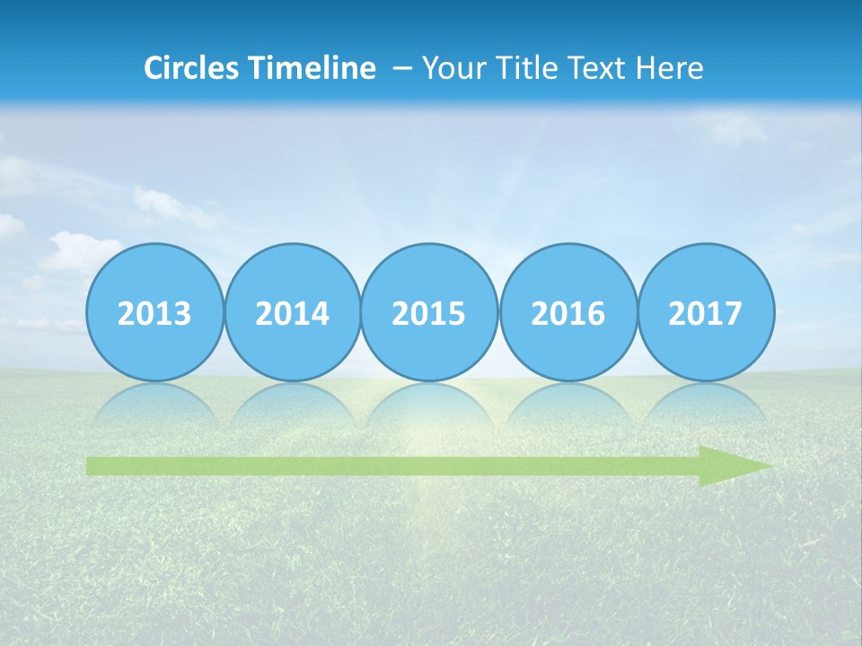 Outdoor Sky Land PowerPoint Template
